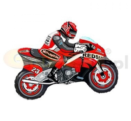 #BFK Balon foliowy 14" FX - Motor (czerwony), niepakowany