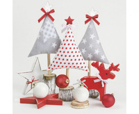 #ZSE Serwetki papierowe Xmas Trees Crafted with Cloth, 33x33 cm, 20 szt.