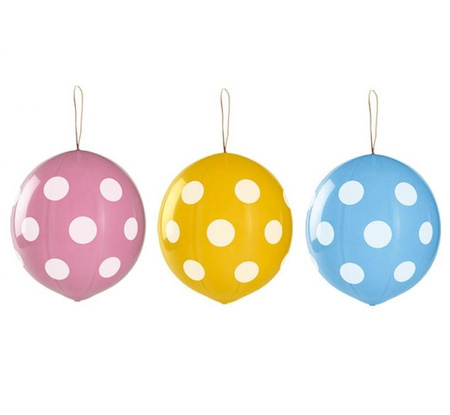 #BL Balony Premium Grochy, piłki z gumką, 3 szt. KK