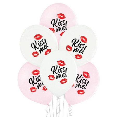 #BL Balony D11 Kiss Me 2C2S, 6 szt.