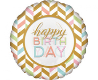 #BFK Balon foliowy 71 x 71 cm,  Pastel Celebration, Jumbo