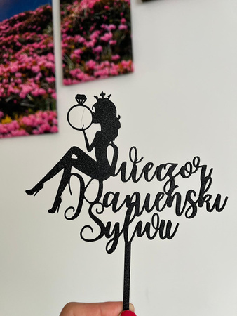 Topper na tort PERSONALIZOWANY WIECZÓR PANIEŃSKI WZ.II