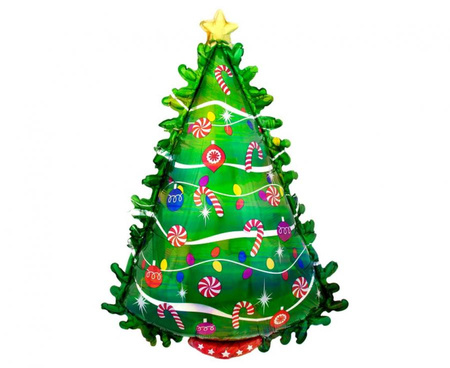 #BFK Balon foliowy 66 x 91 cm, Green Christmas Tree, SuperShape