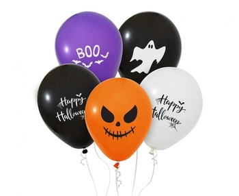Balony lateksowe Happy Halloween 12"/ 5 szt.