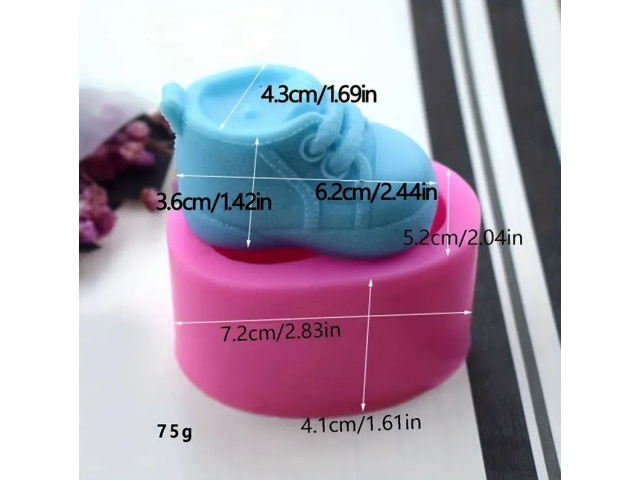 Detal formy silikonowej BUCIK do dekoracji tortów