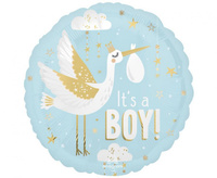 #BFK Balon foliowy 18" CIR- Special delivery baby boy