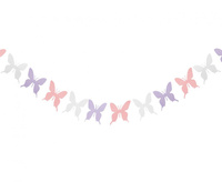 #DEGI Girlanda papierowa Motylki, 300 cm