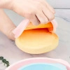 Rant okrągła forma silikonowa do żelki biszkoptu chrupkiej warstwy do tortu śr. 10 cm 
