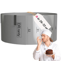 Rant regulowany z podziałką, h14cm śr. 26-32 cm DR Ranty