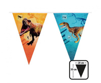 #DEGI Girlanda flagi Dinozaury, 30 x 20 cm, 6 m.
