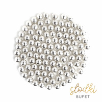 Posypka dekoracyjna Silver Chocoballs 90g Słodki Bufet