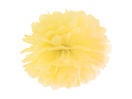 Pompon bibułowy, różowy, 35cm