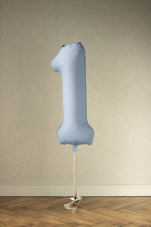 Balon foliowy Cyfra ''8'', 86cm, butelkowa zieleń