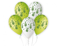 #BL Balony Premium Hel Awokado, 13"/ 5 szt. KK