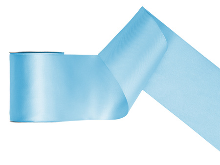 Satyna gładka, c. niebieski, 0,16 x 9m (1 szt. / 9 mb.)