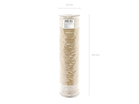 Rozety dekoracyjne, żółty, 20-30cm (1 op. / 3 szt.)
