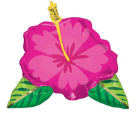 #BFK Balon foliowy Super Shape Beautiful Tropical Hibiscus, 63 x 68 cm