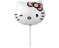 #BFK Balon foliowy 14" FX - Hello Kitty (głowa), niepakowany