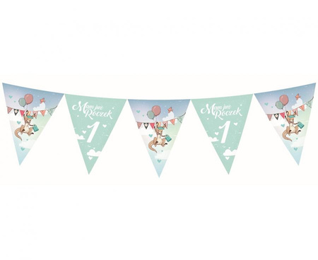 #DEBA Banner Kolekcja Roczek - Kangurek, 11 flag, 326 cm