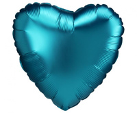 #BFK Balon foliowy 18" HRT, Satin Luxe Aqua