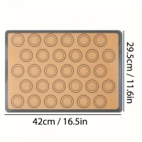 Mata silikonowa do makaroników 42x29,5cm