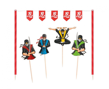 #DETO Dekoracja na tort Ninja