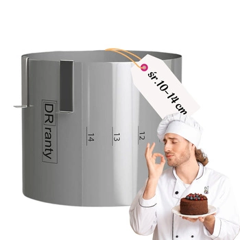 Regulowany rant z podziałką, H12cm śr 10-14 cm DR ranty