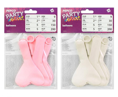 #BL Balony serca duże 5 szt.