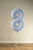 Balon foliowy Cyfra '9', 86cm, granat
