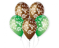 #BL Balony Premium Hel Dinozaury - Stegosaurus, 13"/ 5 szt. KK