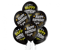 #BL Balony D11 Happy Birthday 2C2S, 6 szt.