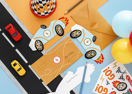 Nakładki na kubki Dinozaur, mix (1 op. / 6 szt.)