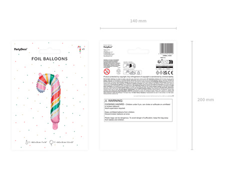 Balon foliowy Nawiedzony Dom, 89,5x116,5 cm, mix