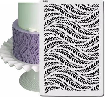 Szablon do dekoracji tortu WZ. ROŚLINNY KWIATY TRAWA WZ.II