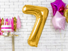 Balon foliowy Cyfra ''1'', 86cm, srebrny