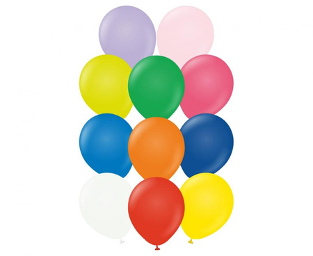 #BL Balony 12" Standard Assorted , 100 szt.