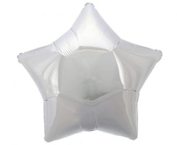 #BFK Balon foliowy JUMBO FX - Gwiazda (srebrna), niepakowany