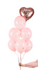 Stojący balon foliowy liczba ''18'', 84 cm, czarny