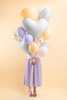 Toppery na tort Kwiaty, mix, 13-14.5 cm (1 op. / 8 szt.)