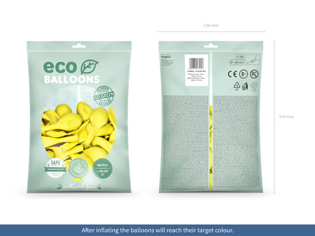 Balony Eco 26cm pastelowe, ultramaryna (1 op. / 100 szt.)
