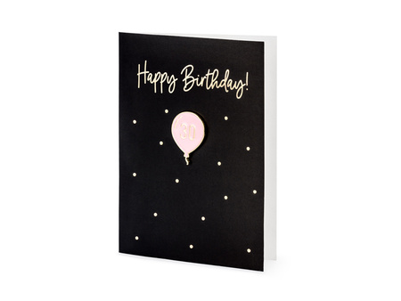 Balony 30cm, Happy Birthday, mix (1 op. / 6 szt.)