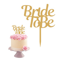 Topper na tort wieczór panieński BRIDE TO BE wz.II