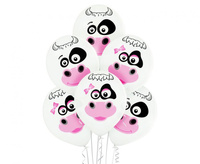 #BL Balony D11 Cows 2C2S, 6 szt.