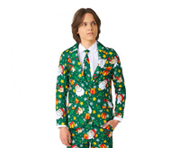 #STDZ Garnitur BOYS Santa Elves Green, rozm. EU98/104-110/116-S