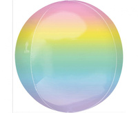 #BFK Balon foliowy ORBZ - Kula ombre, multikolorowa