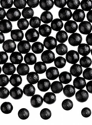 Perełki cukrowe CZARNE 50g