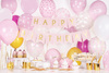 Balony 30cm, Chmurki, Crystal Clear (1 op. / 50 szt.)