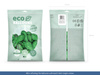 Balony Eco 30cm pastelowe, pomarańczowy (1 op. / 100 szt.)