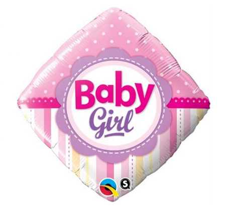 #BFK Balon foliowy 18" QL SQR "Baby Girl" KK