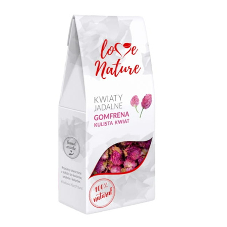 Kwiaty jadalne GOMFRENA WIECZNIK KULISTY 10g Love NATURE